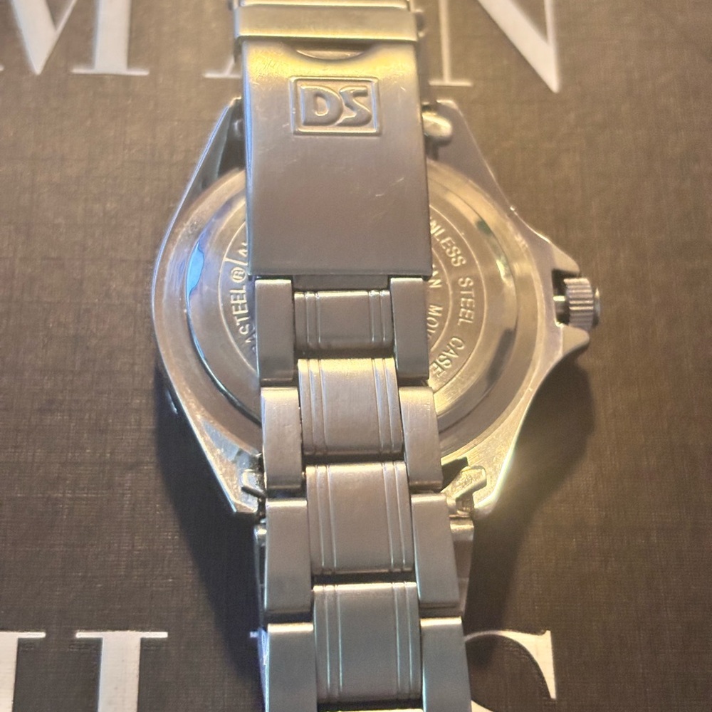 Armitron Silver and Black Men's Watch - Picture 3 of 5